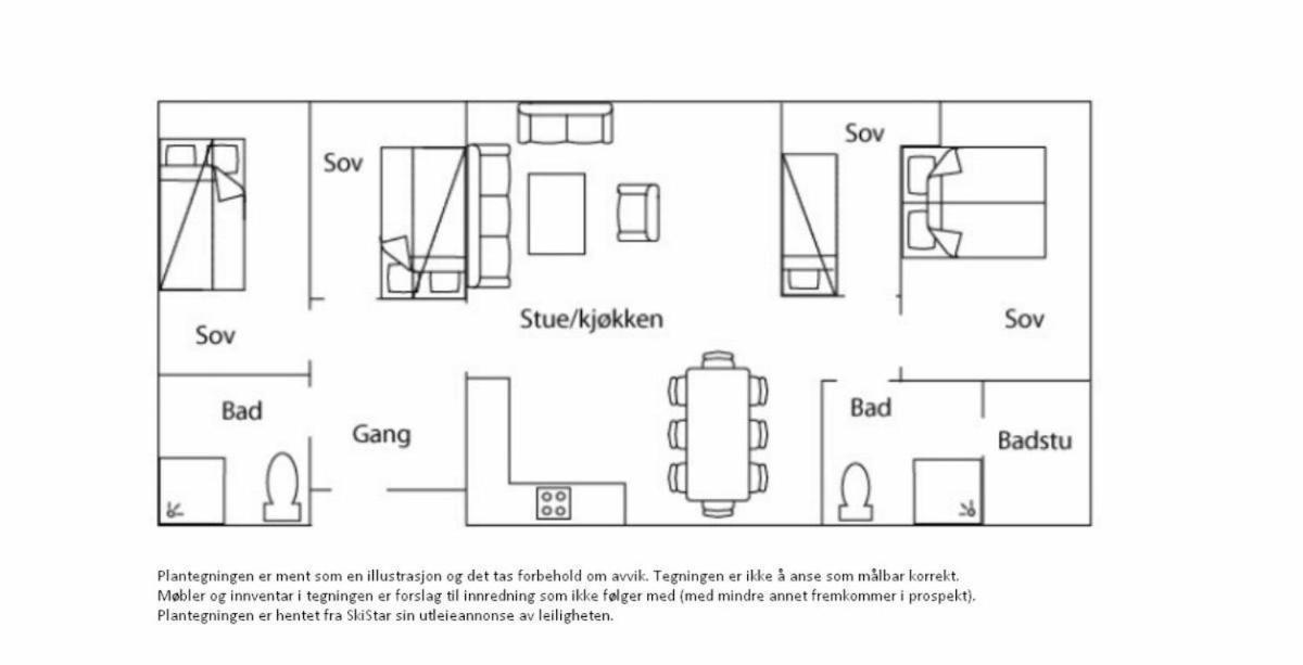 In The Middle Of Trysil Fjellet - Welcome Center - Apartment With 4 Bedrooms And Sauna - By Bike Arena And Ski Lift Buitenkant foto